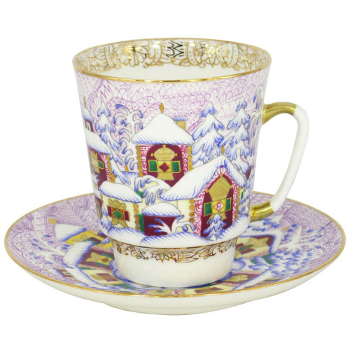 Winter Day Cup and Saucer, May Shape