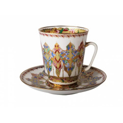 Arabesques Cup and Saucer, May Shape