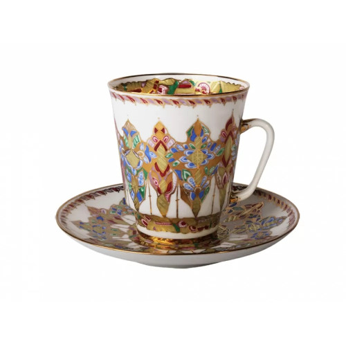 Arabesques Cup and Saucer, May Shape