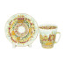 Golden Spring Cup and Saucer, May Shape