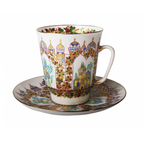Scheherazade Palaces Cup and Saucer, May Shape