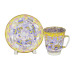 Frosty Evening Cup and Saucer, May Shape