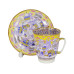 Frosty Evening Cup and Saucer, May Shape
