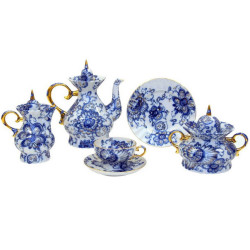 Singing Garden Tea Set, Marquee Shape, for 6, 22 pieces