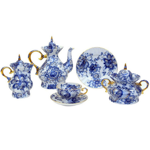 Singing Garden Tea Set, Marquee Shape, for 6, 22 pieces