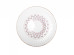 Pink Net Tea Cup and Saucer, Wave Shape — photo 2 of 2