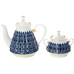 Forget-Me-Not Tea Set, Radial Shape, for 6, 20 pieces