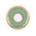 Golden Tea Cup and Saucer, Alexandria Shape, 52%