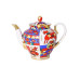 Folk Pattern Tea Set, Spring Shape, for 6, 20 pieces