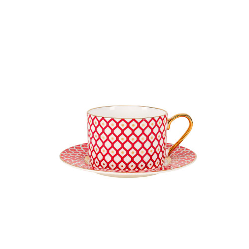 Scarlett 1 Cup and Saucer, Idyll Shape, Gift Set