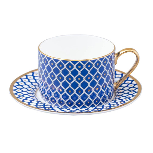 Indigo 2 Cup and Saucer, Idyll Shape, 250 ml