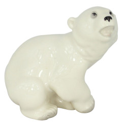 Polar Bear Cub Figurine