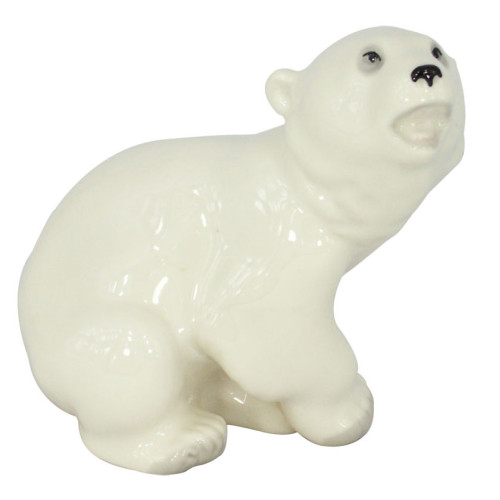Polar Bear Cub Figurine Polar Bear Cub Figurine