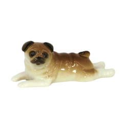 Lying Pug Figurine