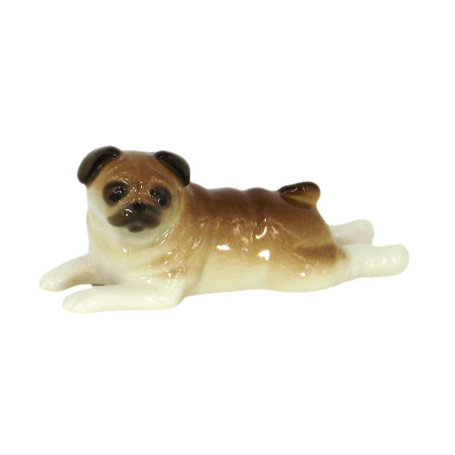 Lying Pug Figurine