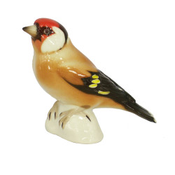 Goldfinch Figurine, Black