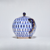 Cobalt Net Tea Set, Tulip Shape, for 6, 14 pieces — photo 12 of 17
