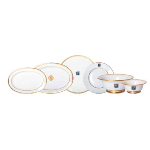 Cottage Dinner Set, European-2 Shape, for 6, 24 pieces