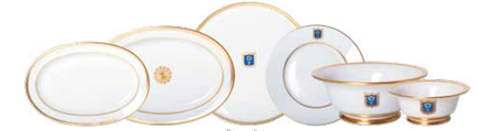 Cottage Dinner Set, European-2 Shape, for 6, 24 pieces