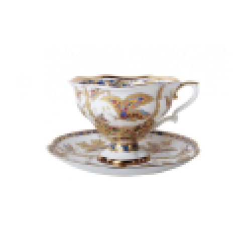 Fantastic Butterflies Tea Cup and Saucer, Katerina Shape