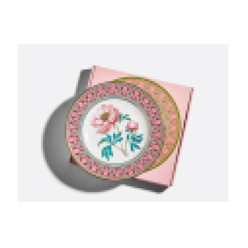 Wonderful Peony Decorative Plate, European-3 Shape, 270 mm, Gift Set