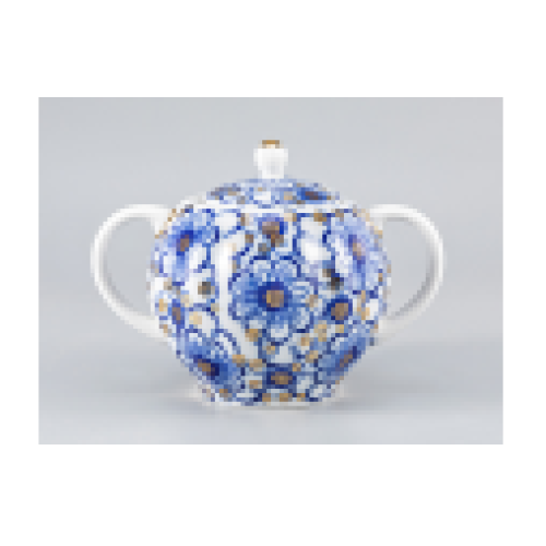 Winding Twig Sugar Bowl, Tulip Shape