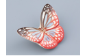 Small Butterfly Figurine, Red