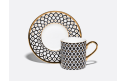 Nero 2 Coffee Cup and Saucer, Idyll Shape