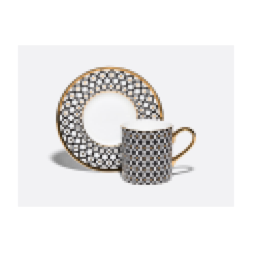 Nero 2 Coffee Cup and Saucer, Idyll Shape