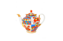 Folk Pattern Large Teapot, Spring Shape