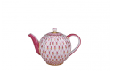 Net Blues 2 Teapot, Tulip Shape