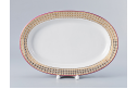 Moscow River Metallic Oval Dish, Youth Shape, 280 mm