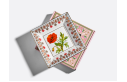 Oriental Poppy Trinket Box, Square Shape, Gift Set
