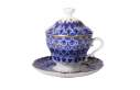 Flake Lidded Cup and Saucer, Tea Gift 2 Shape