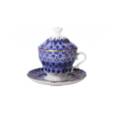 Flake Lidded Cup and Saucer, Tea Gift 2 Shape