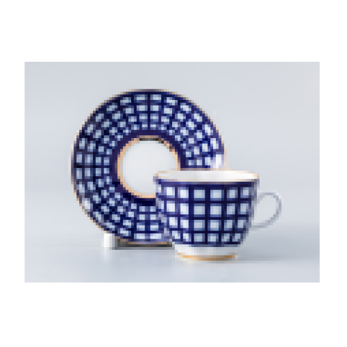 Quattro Coffee Cup and Saucer, Tulip Shape