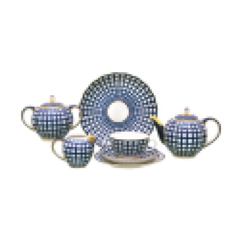 Quattro Tea Set, Tulip Shape, for 6, 20 pieces