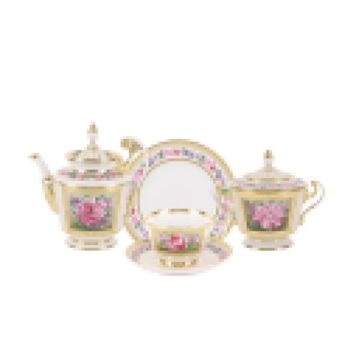 Recollection-2 Tea Set, Alexandria Shape, for 6, 20 pieces