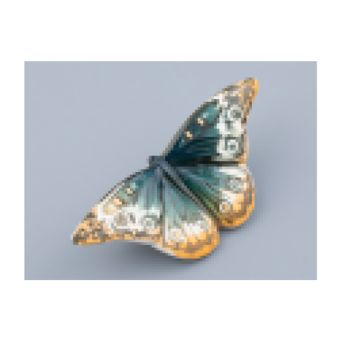 Medium Butterfly Figurine, Turquoise