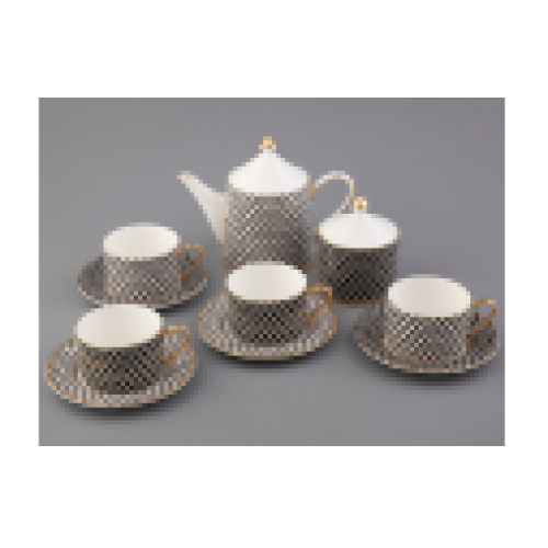 Nero Tea Set, Idyll Shape, for 4, 10 pieces Nero Tea Set, Idyll Shape, for 4, 10 pieces