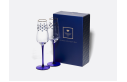 Cobalt Net Champagne Glasses, 200 ml, Set of 2