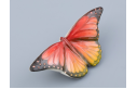 Medium Butterfly Figurine, Red