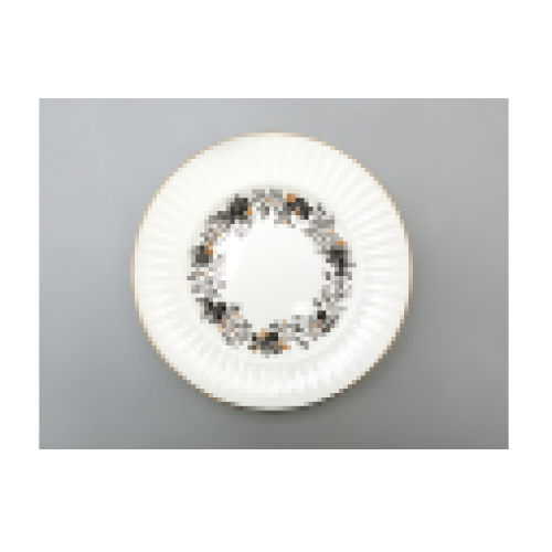 November Twigs with Edging Plate, Wave Shape