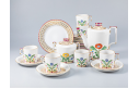 Moscow River Metallic Coffee Set 2, Heraldic Shape, for 6, 20 pieces