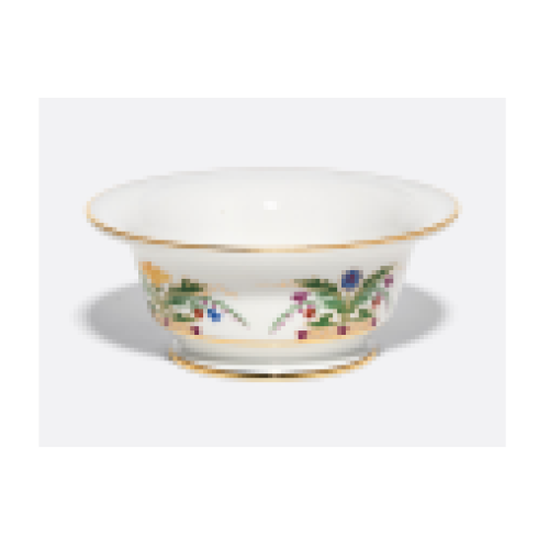 Moscow River Metallic Salad Bowl for 2, Alexandria Shape