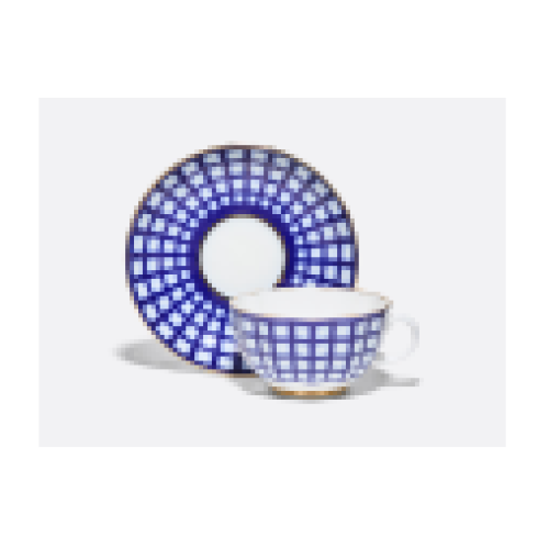 Quattro Tea Cup and Saucer, Tulip Shape