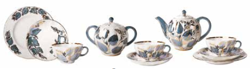 Lunar Tea Set, Tulip Shape, for 6, 20 pieces