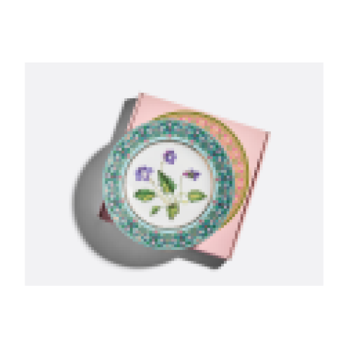 Violet Cut Decorative Plate, European-3 Shape, 270 mm, Gift Set