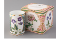 Violet Cut Mug, Solo Shape, 400 ml, Gift Set