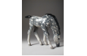Grazing Foal Figurine, Dapple Grey
